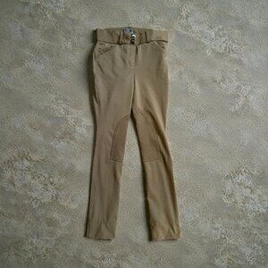 RIDING SPORT Girls Tan Horse Riding Pants Size US 10